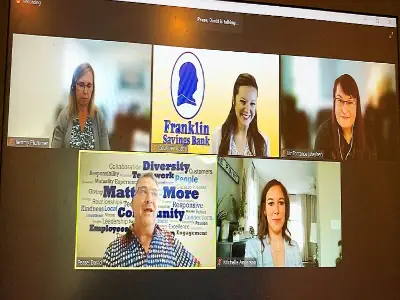 group of people on computer